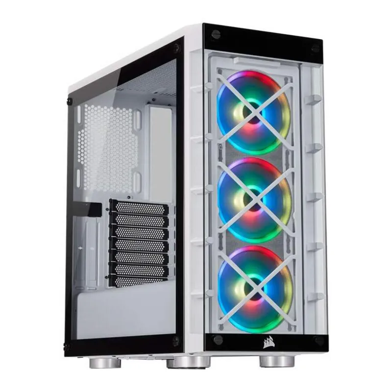 کیس کامپیوتر کورسیر iCUE 465X RGB White کیس کامپیوتر کورسیر iCUE 465X RGB White
