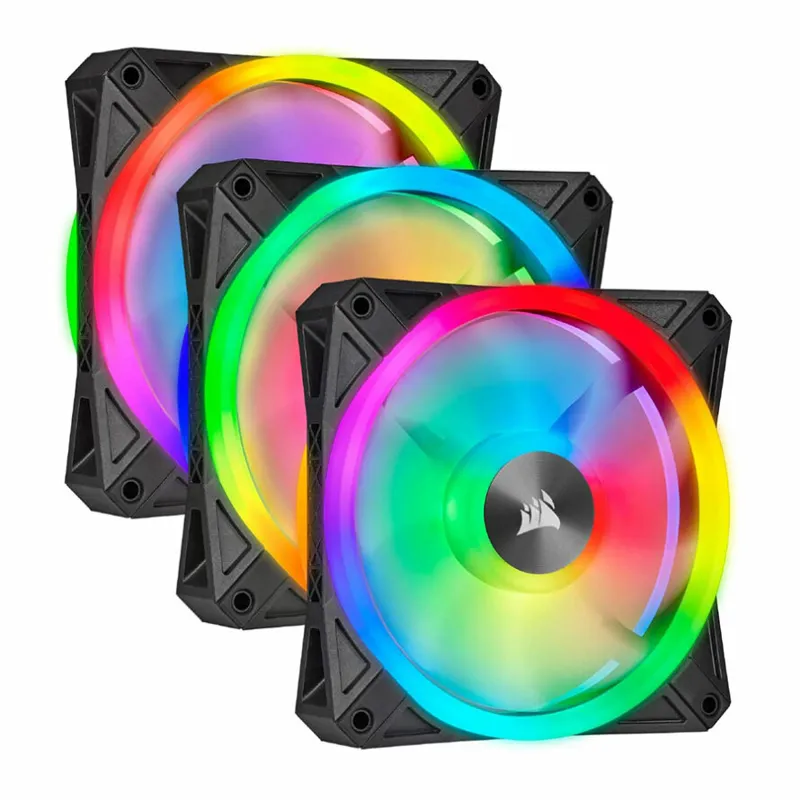 فن کیس کامپیوتر کورسیر iCUE QL120 RGB بسته 3 عددی