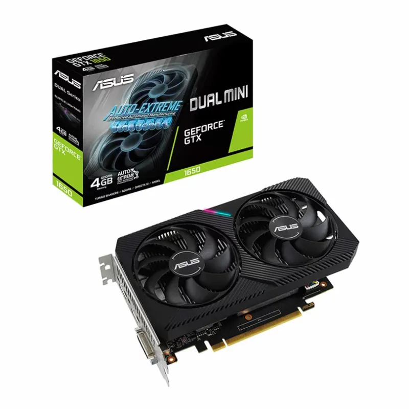 کارت گرافیک ایسوس Dual GeForce GTX 1650 MINI 4GB کارت گرافیک ایسوس Dual GeForce GTX 1650 MINI 4GB