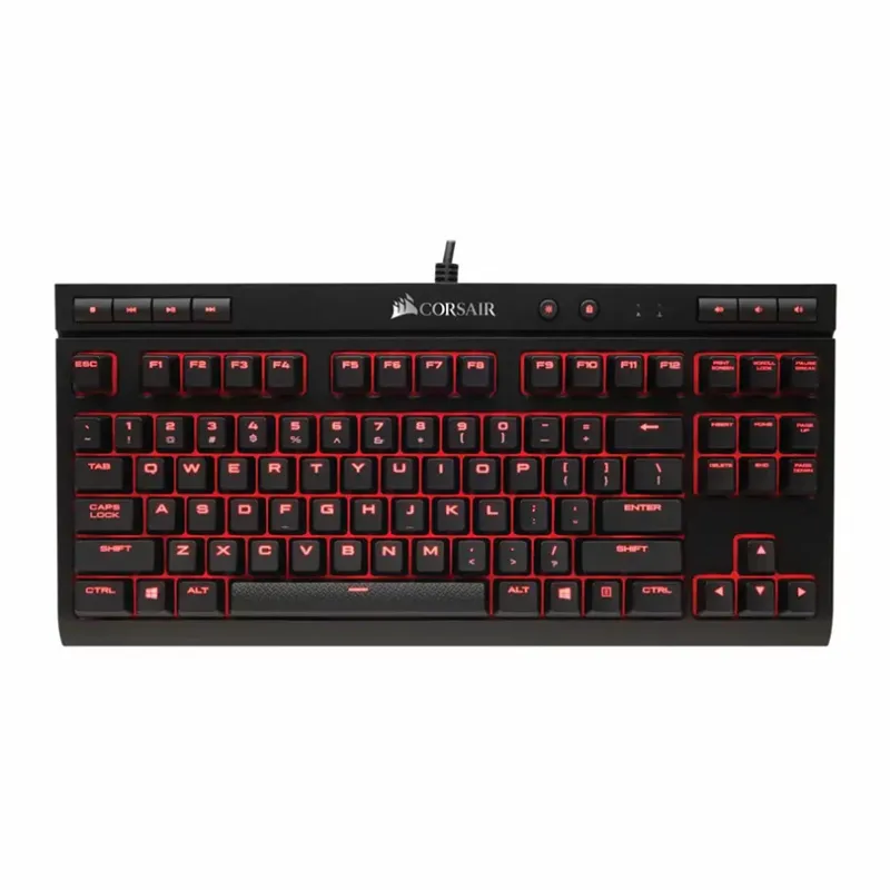 کیبورد گیمینگ مکانیکال کورسیر K63 Compact Red Switch کیبورد گیمینگ مکانیکال کورسیر K63 Compact Red Switch