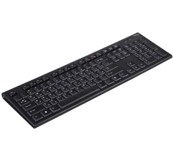 کیبورد و ماوس بی سیم هترون مدل HKCW130 با حروف فارسی