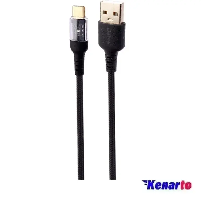 کابل تبدیل USB به Type-C دیتا پلاس مدل DP-R308 طول 1 متر