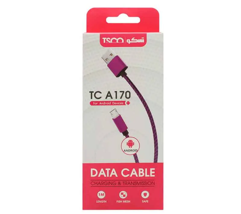 کابل تبدیل USB به microUSB تسکو مدل TC A170 طول 1 متر