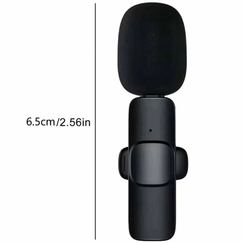 میکروفن یقه ای بی سیم مدل K9 Dual Type-C با تبدیل Lightning