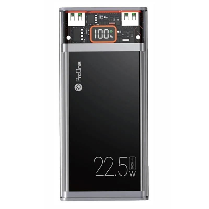 شارژر همراه پرووان مدل PPB5208 22.5W ظرفیت 20000 میلی آمپر ساعت