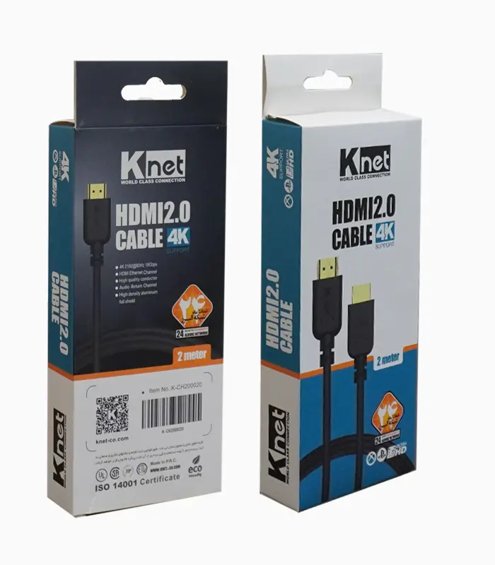 کابل HDMI 4K کی نت مدل K-CH200020 طول 2 متر