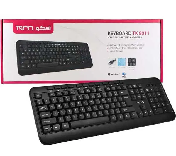 کیبورد تسکو مدل TK 8011