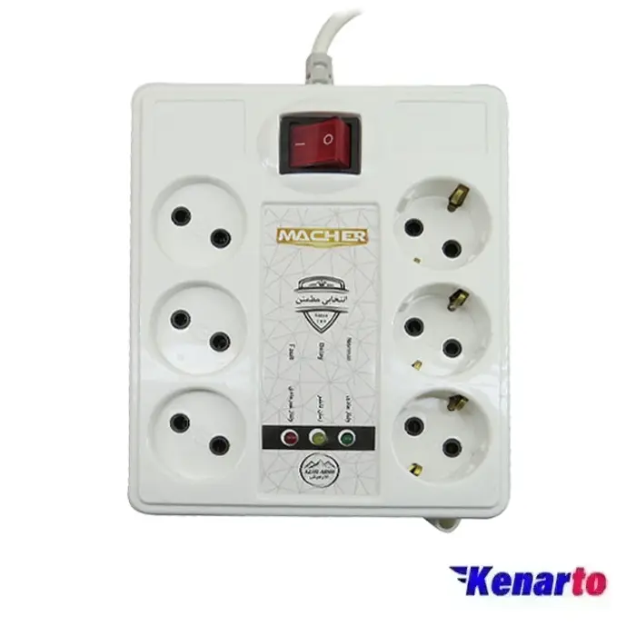 محافظ برق کامپیوتر مچر مدل MR-227 طول 3 متر