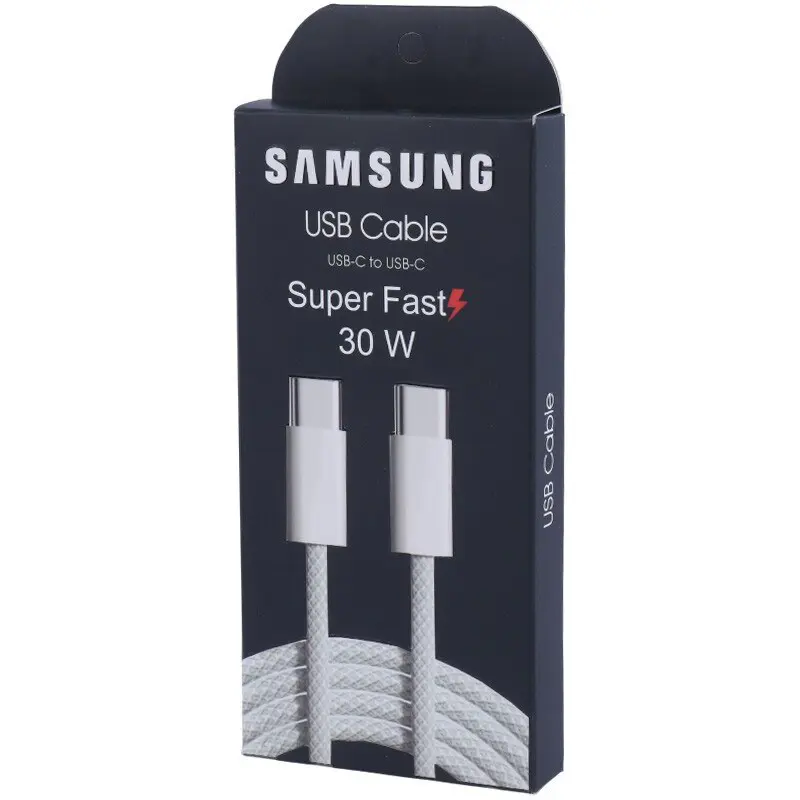 کابل تبدیل Type-C PD به Type-Cسامسونگ مدل 30W طول 1 متر