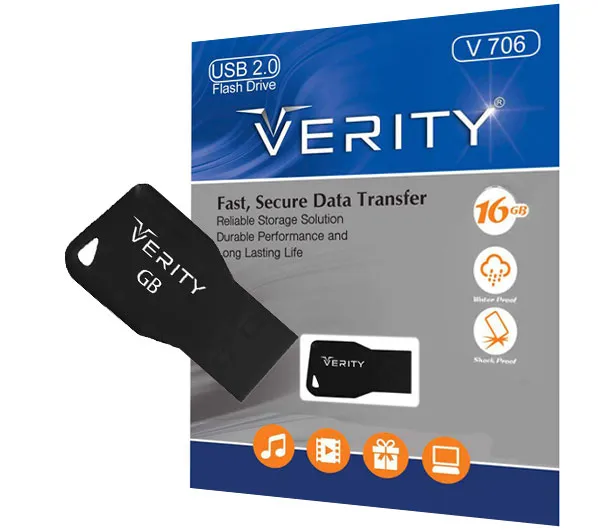 فلش مموری وریتی مدل V706 ظرفیت 16 گیگابایت