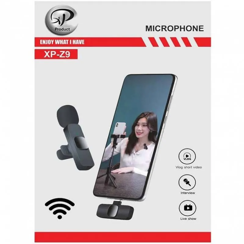 میکروفن یقه ای بی سیم ایکس پی پروداکت مدل Z9 Type-C