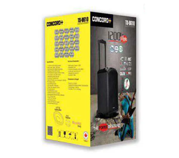 اسپیکر پرتابل چمدانی کنکورد مدل TS-B610