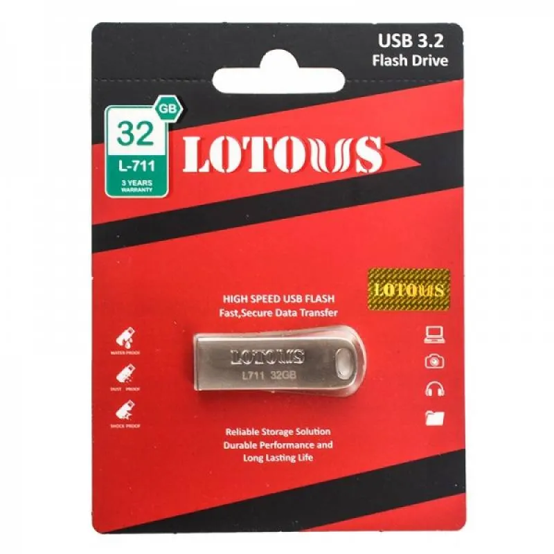 فلش مموری لوتوس مدل L711 ظرفیت 32 گیگابایت
