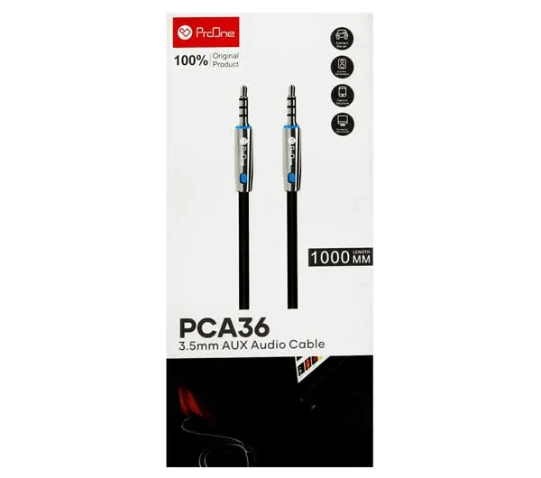 کابل AUX پرووان مدل PCA36_CA10 طول ۱ متر