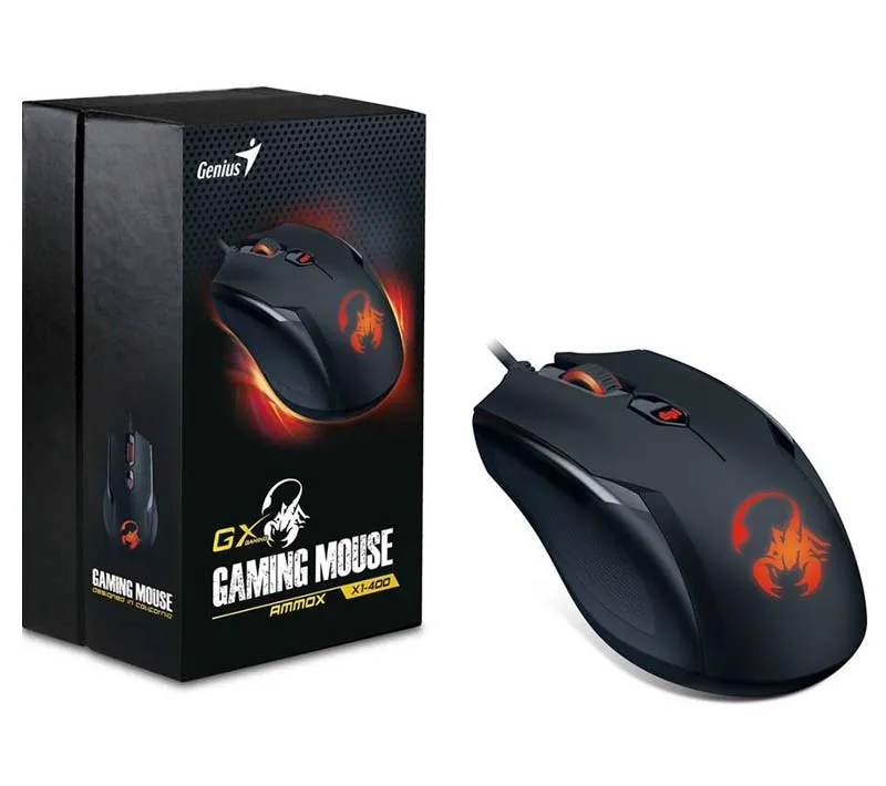 ماوس مخصوص بازی جنیوس مدل Ammox X1-400