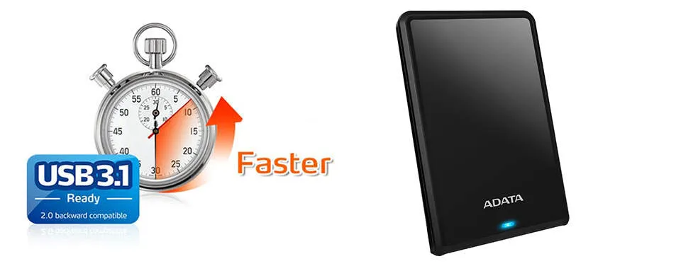 هارد اکسترنال ای دیتا مدل HV620S ظرفیت 1 ترابایت