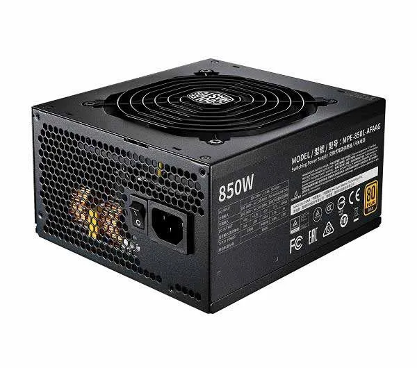 منبع تغذیه کامپیوتر کولر مستر مدل MWE GOLD 850 – V2 FULL MODULAR