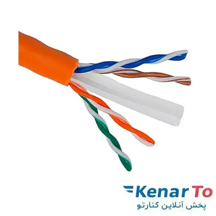 کابل شبکه Cat6 نگزنس UTP CCA متراژ آزاد