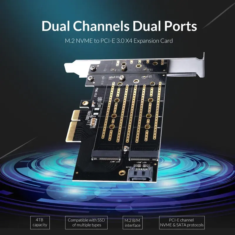 کارت PCI-E افزایش M.2 NVME اوریکو مدل PDM2