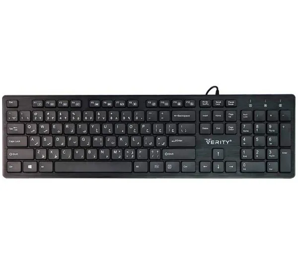 کیبورد وریتی مدل V-KB6116 با حروف فارسی