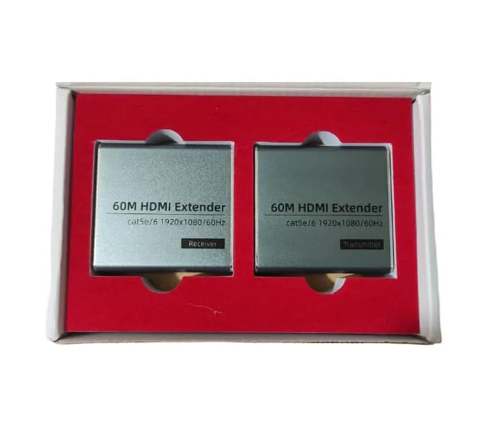 توسعه دهنده HDMI با RG45 مدل HD60 تا طول 60 متر