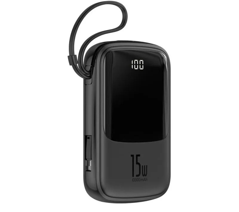 شارژر همراه باسئوس مدل PPQD-B01 ظرفیت 10000 میلی آمپر ساعت