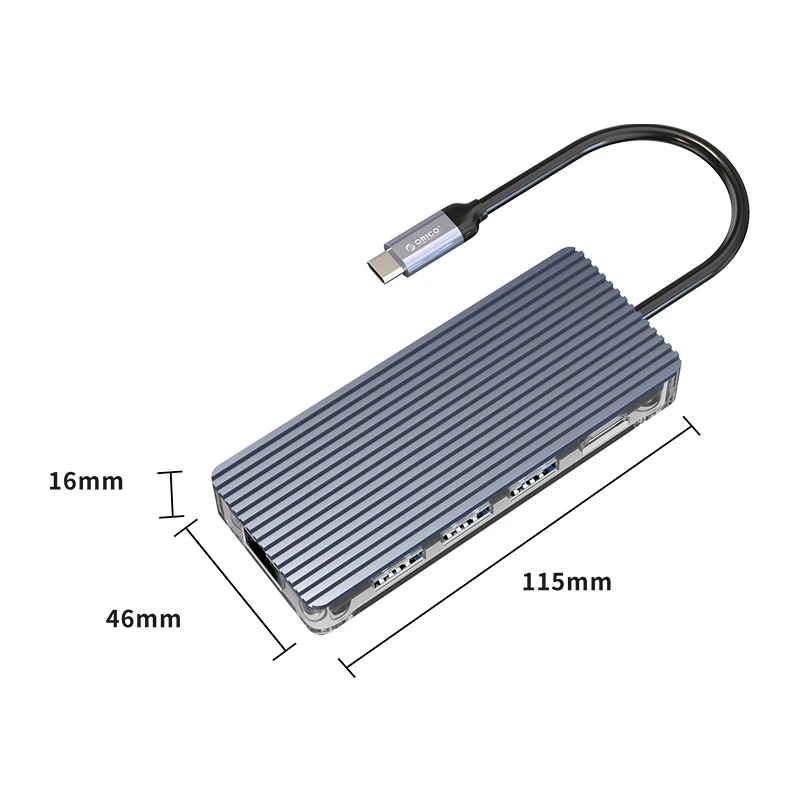هاب 6 پورت Type-C اوریکو مدل WB-6RJ-V1