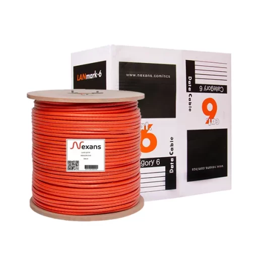 کابل شبکه Cat6 نگزنس SFTP 047 تمام مس طول 393 متر