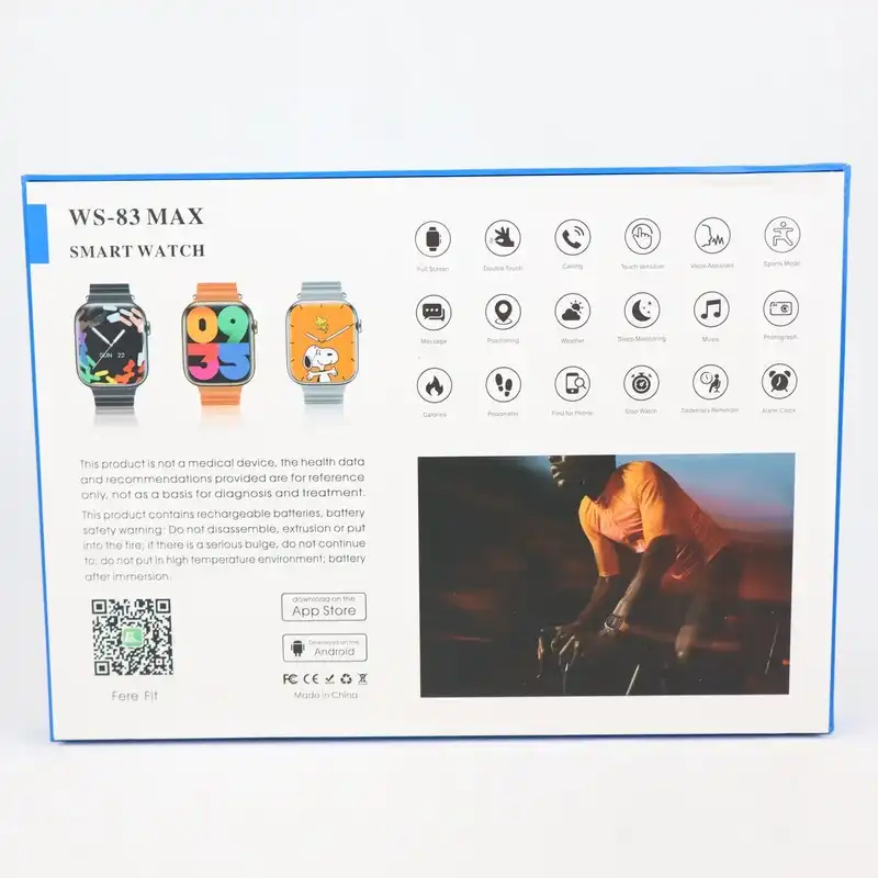 ساعت هوشمند مدل WISME WS-83 MAX به همراه هندزفری بلوتوث
