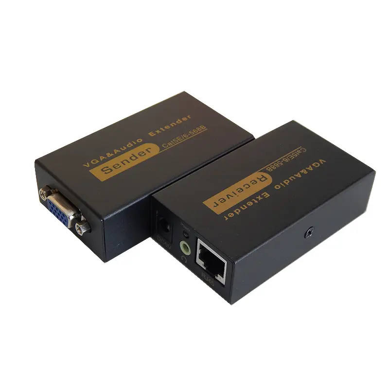 توسعه دهنده تصویر VGA با RG45 طول 100 متر