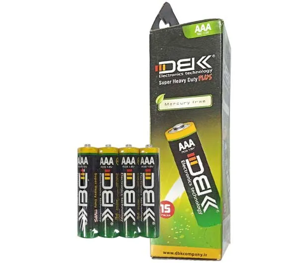 باتری نیم قلمی دی بی کا مدل Super Heavy Duty Plus بسته 60 عددی