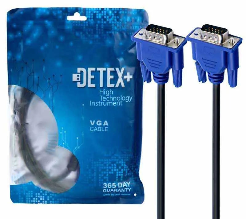 کابل VGA دیتکس پلاس طول 1.5 متر