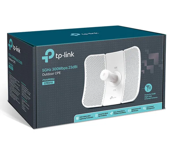 اکسس پوینت 5 گیگاهرتزی بی‌سیم و Outdoor تی پی-لینک مدل CPE610