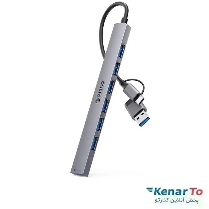 هاب 7 پورت TYPE-C+USB3.0 اوریکو مدل YSA2-U3