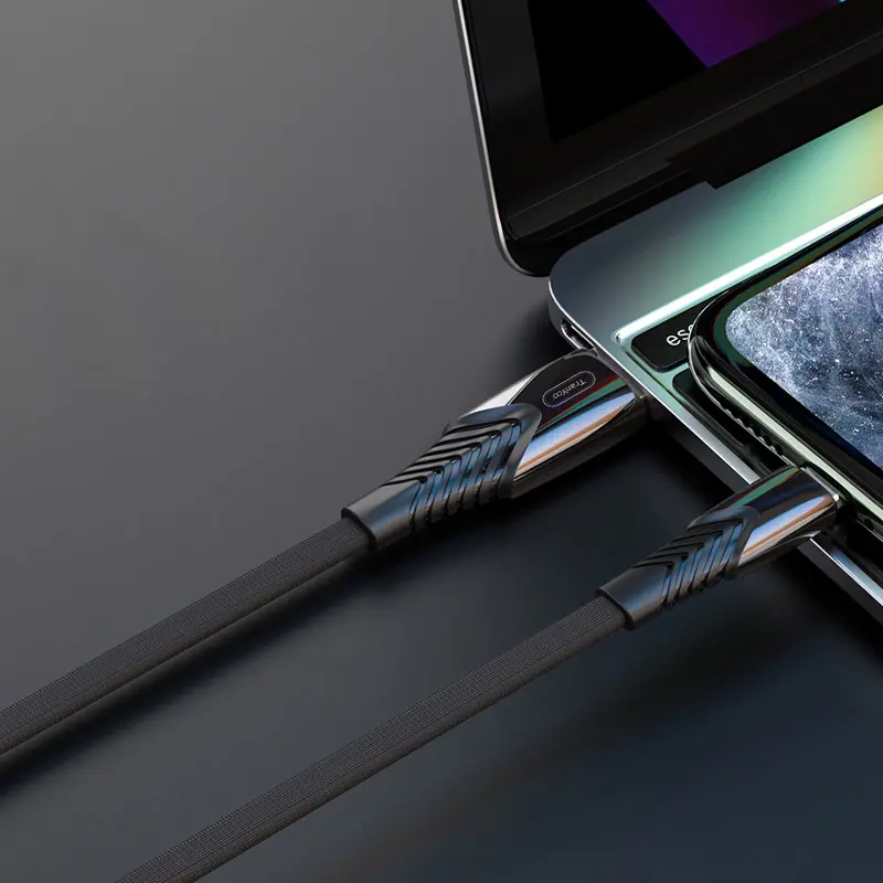 کابل تبدیل USB به Type-C ترانیو مدل T-X5C 5A طول 1 متر