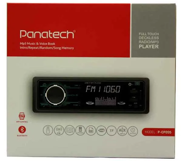 پخش کننده خودرو پاناتک مدل P-CP205