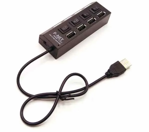 هاب یو اس بی 4 پورت پی نت مدل P-217