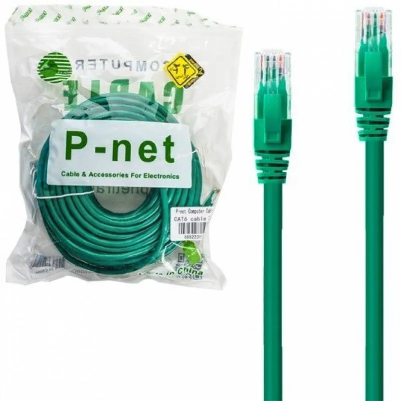 کابل شبکه Cat6 پی نت UTP طول 20 متر