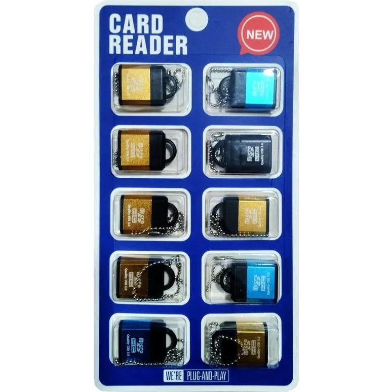 کارت خوان تک کاره میکرو زنجیر دار USB3.0 بسته 10 عددی