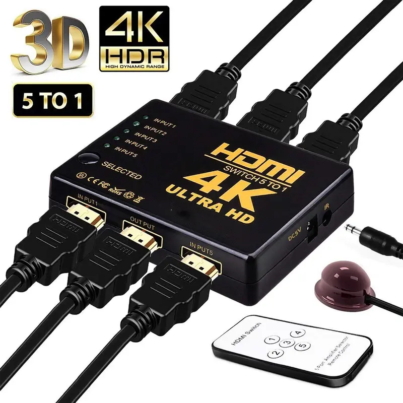 سوئیچ 1 به 5 HDMI