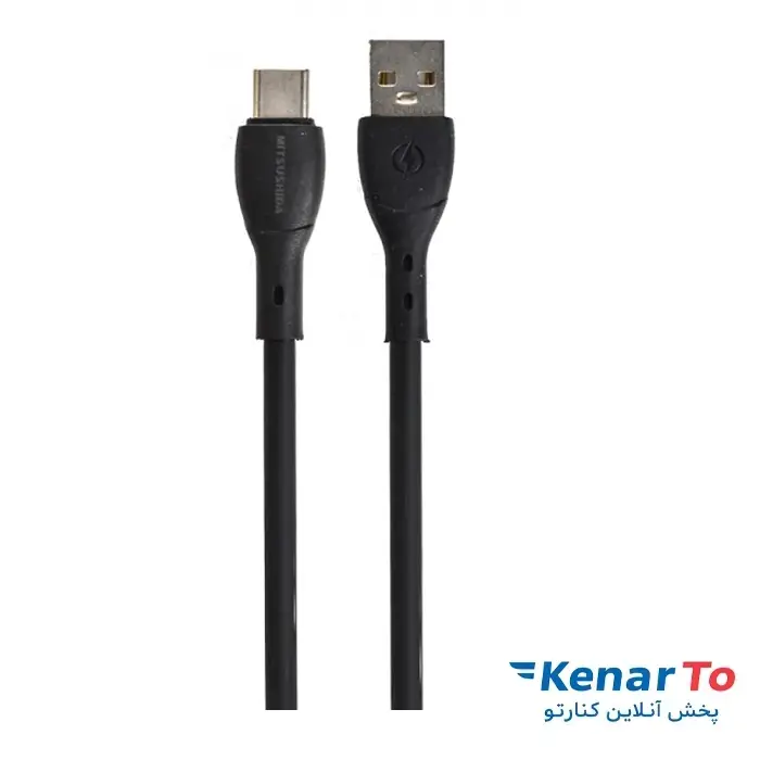 کابل تبدیل USB به Type-C میتسوشیدا مدل KC-A3 طول 1 متر