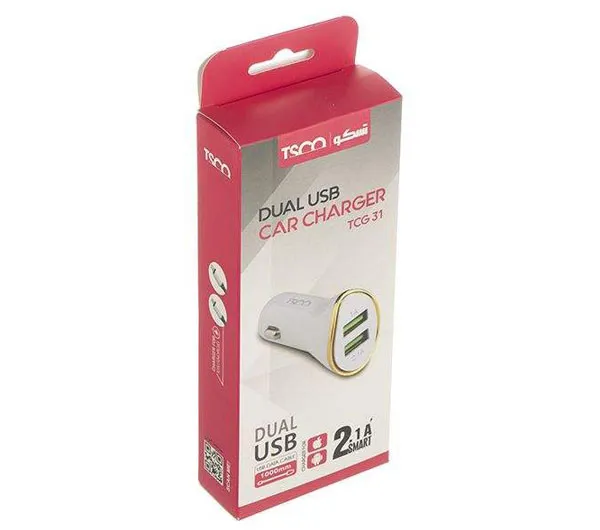 شارژر فندکی تسکو مدل TCG 31 به همراه کابل microUSB