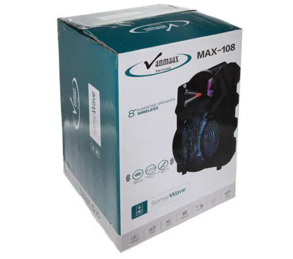 اسپیکر پرتابل چمدانی وانمکس مدل MAX-SB108