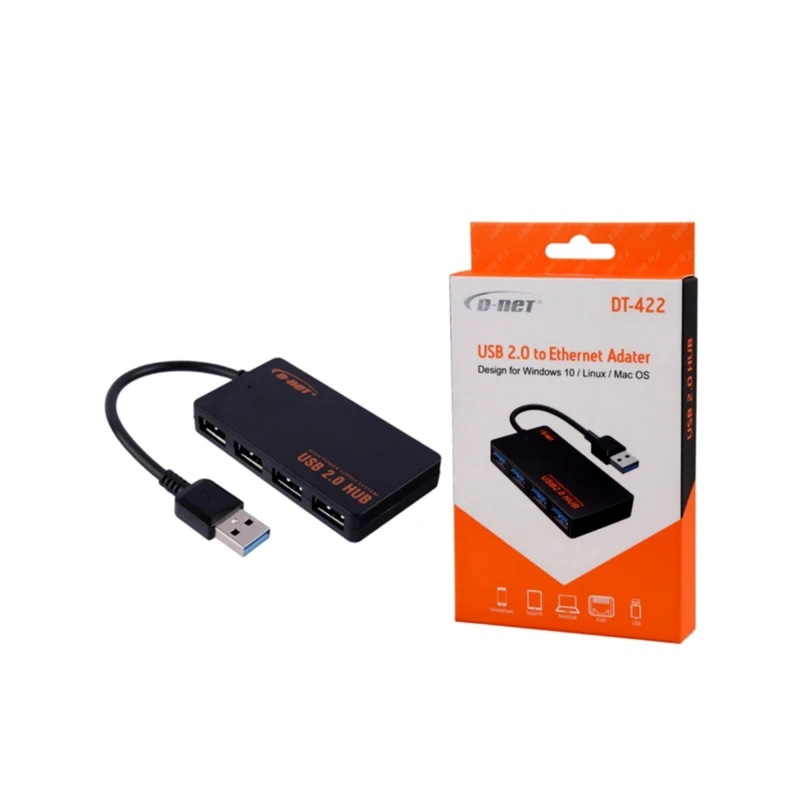 هاب 4 پورت USB2.0 دی نت مدل DT-422