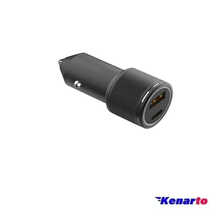 شارژر فندکی پرووان مدل PCG30 PD 52.5W به همراه کابل TYPE-C