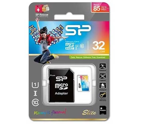 کارت حافظه microSDHC سیلیکون پاور مدل Color Elite کلاس 10 استاندارد UHS-I U1 سرعت 85MBps ظرفیت 32 گیگابایت کارت حافظه microSDHC سیلیکون پاور مدل Color Elite کلاس 10 استاندارد UHS-I U1 سرعت 85MBps ظرفیت 32 گیگابایت