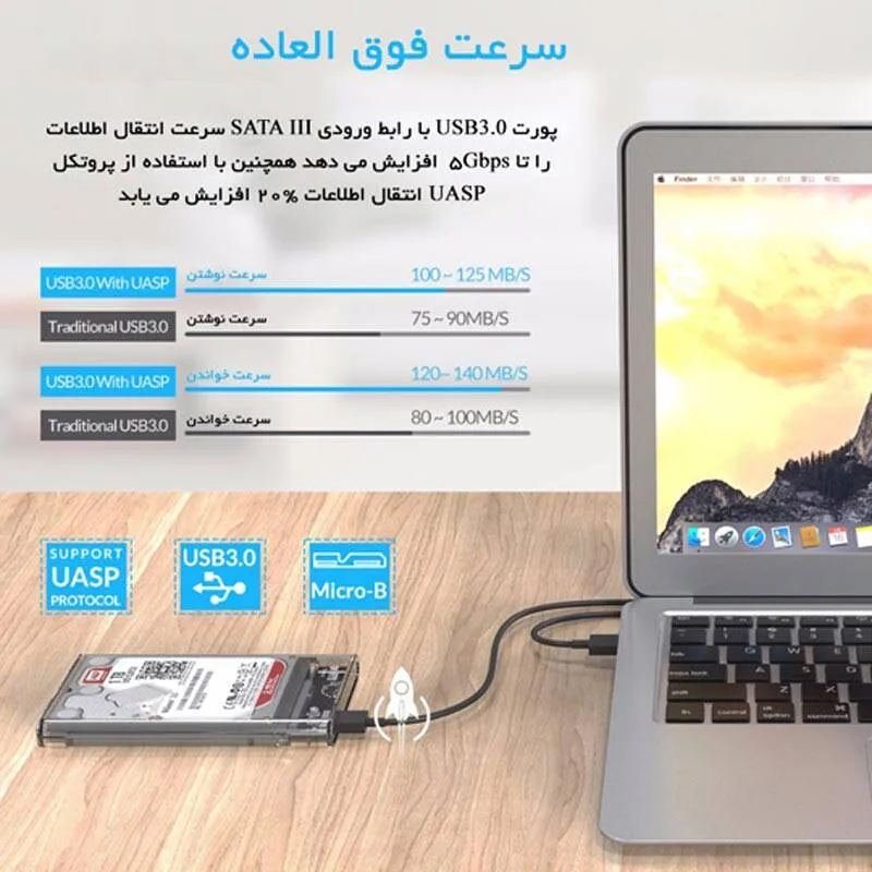 باکس هارد دیسک 2.5 اینچ USB 3.0 اوریکو مدل 2139U3