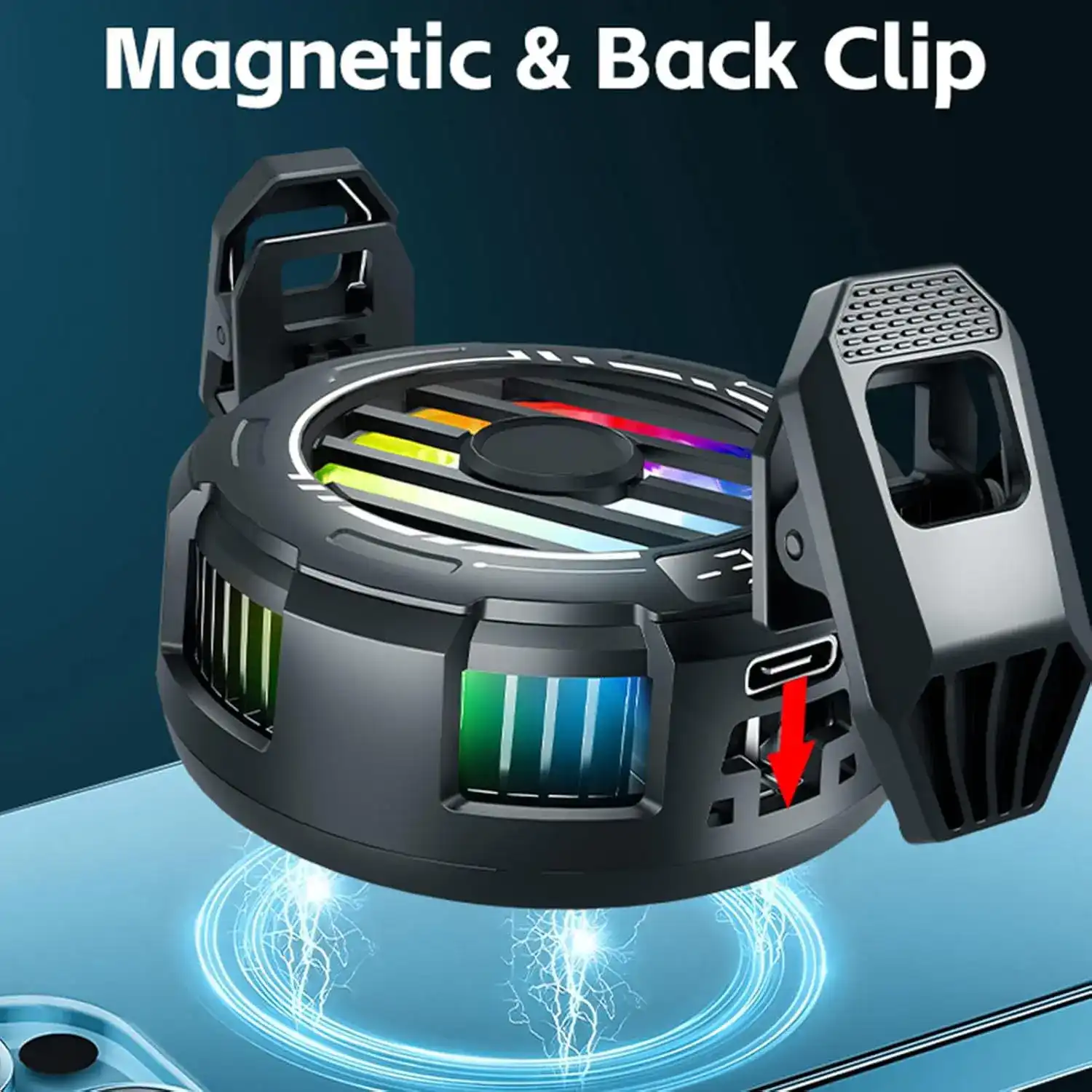 فن خنک کننده گوشی مدل S32 RGB