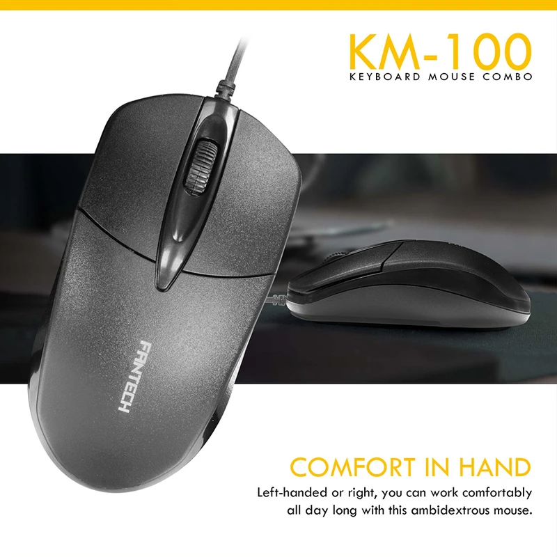 کیبورد و ماوس فنتک مدل KM-100
