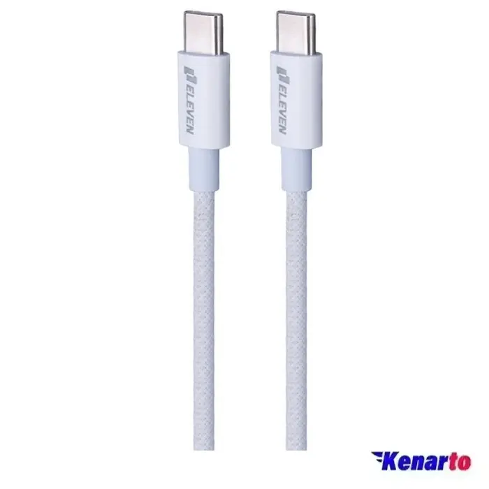 کابل تبدیل Type-C PD به Type-C ایلون مدل TC6 66W طول 1 متر